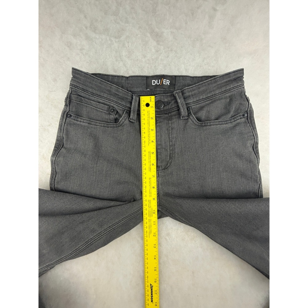DUER L2X Slim Fit Jeans Mens 30x34 Coolmax Performance Gray - Picture 15 of 16